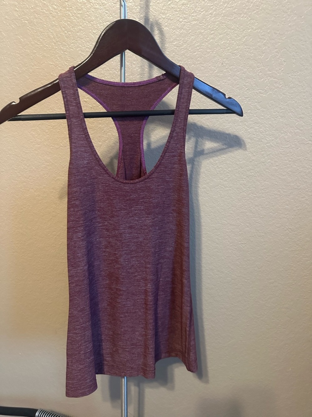 lululemon athletica Heathered Plum Racerback Tank
